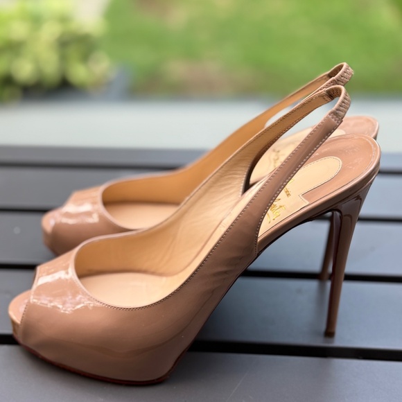 Christian Louboutin - Slingback Heels - size 40 - Picture 3 of 6